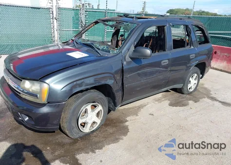 2006 Chevrolet Trailblazer Ls из США, поврежденный, VIN 1GNDT13S962152651